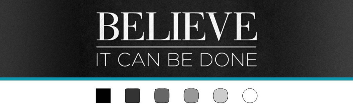 IT CAN BE DONE
